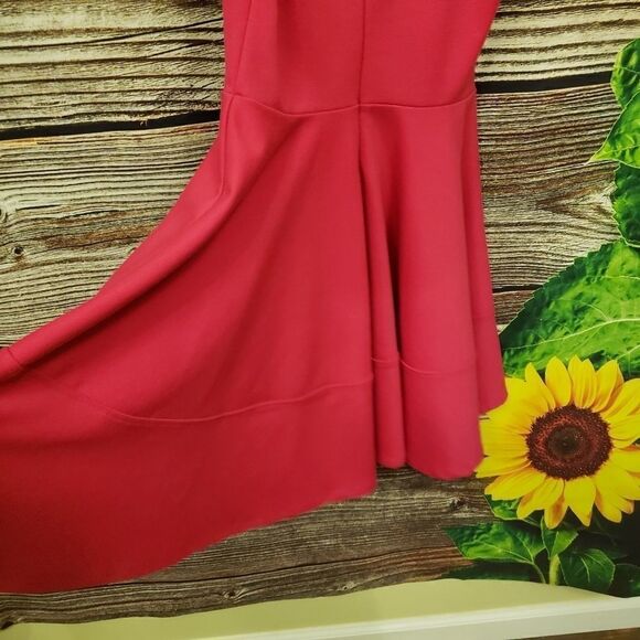 Eight Sixty Sleeveless hit pink dress Preowned - Picture 2 of 6